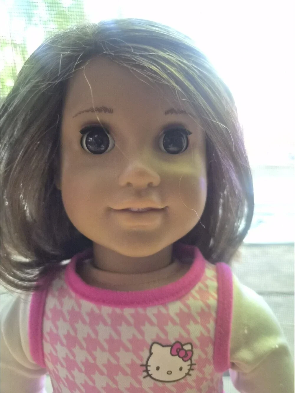 American Girl Doll Look Alike Doll With Hello Kitty Outfit - Picture 4 of 10